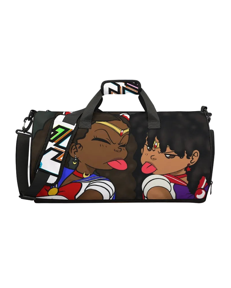 Twin moon duffel